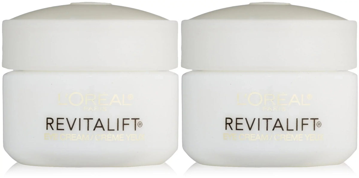 L,Oreal Paris Revitalift Anti Wrinkle + Firming Eye Cream, 0.5 Ounce (Pack Of 2)