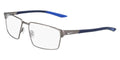 Nike NIKE 8053 Full Rim Brushed Gunmetal/Racer Blue Eyeglasses