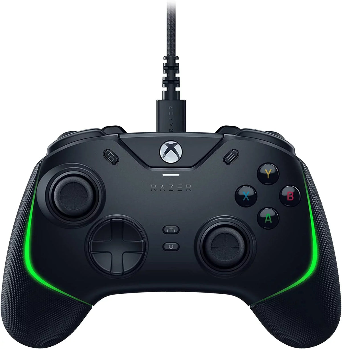 Razer - Wolverine V2 Wired Gaming Controller for Xbox Series X|S, Xbox One, PC with Remappable Front-Facing Buttons - Black With Cleaning Manual Kit Bolt Axtion Bundle Like New