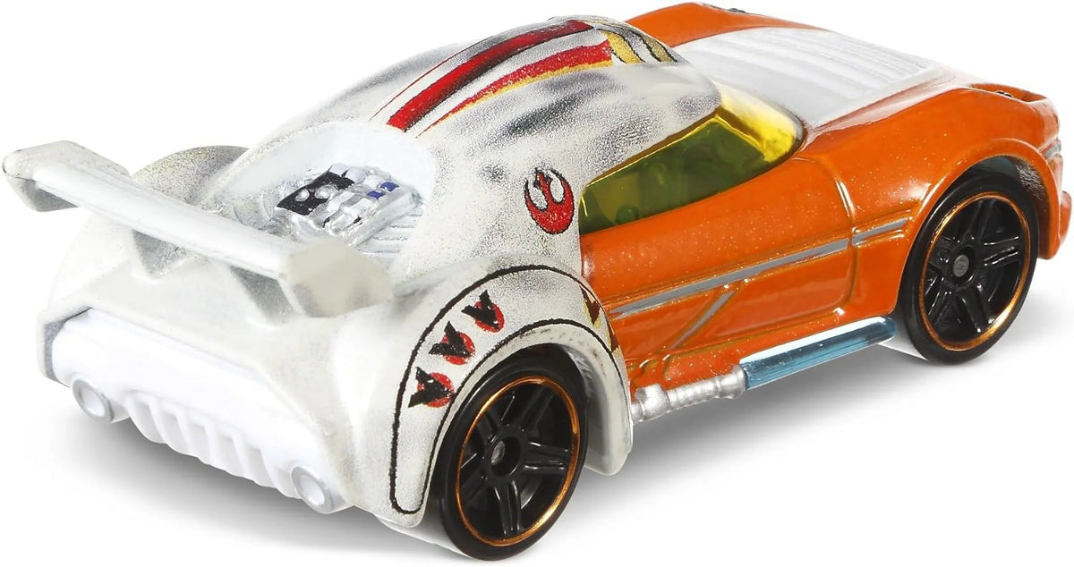 Hot Wheels Star Wars Rogue One Character Car, Luke Skywalker (X-Wing Gear)