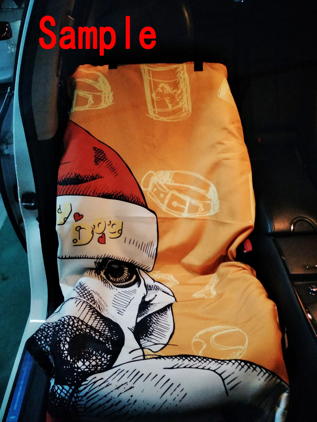 GCKG Cool Pirate Ship Pet Car Saddle Cover Dog Car Saddle Mat Hammock Cargo Mat Trunk Mat For Cars Trucks and SUV 54x60 inches