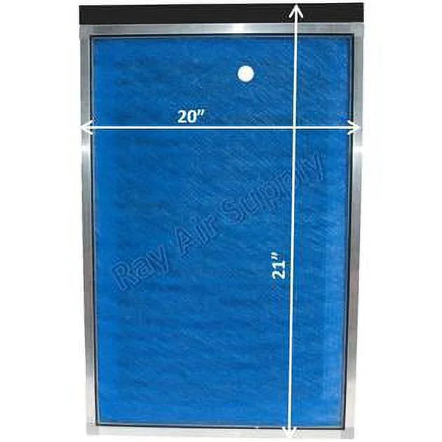 RAYAIR SUPPLY 20x21 Replacement Filter Pads Compatible with MicroPower Guard Air Cleaner (3 Pack) BLUE