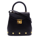 Pre-Owned Salvatore Ferragamo Bag Ladies Handbag Shoulder 2way Black (Good)