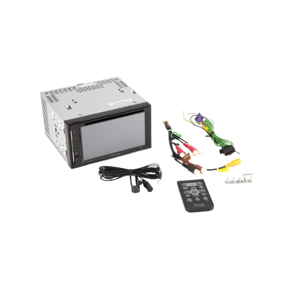 KIT4844 Bundle for 2003-2006 Chevrolet Avalanche W/ Pioneer AVH-241EX Double DIN Car Stereo with Bluetooth/Backup Camera/Installation Kit/in-Dash DVD/CD AM/FM 6.2" Touchscreen Digital Media Receiver