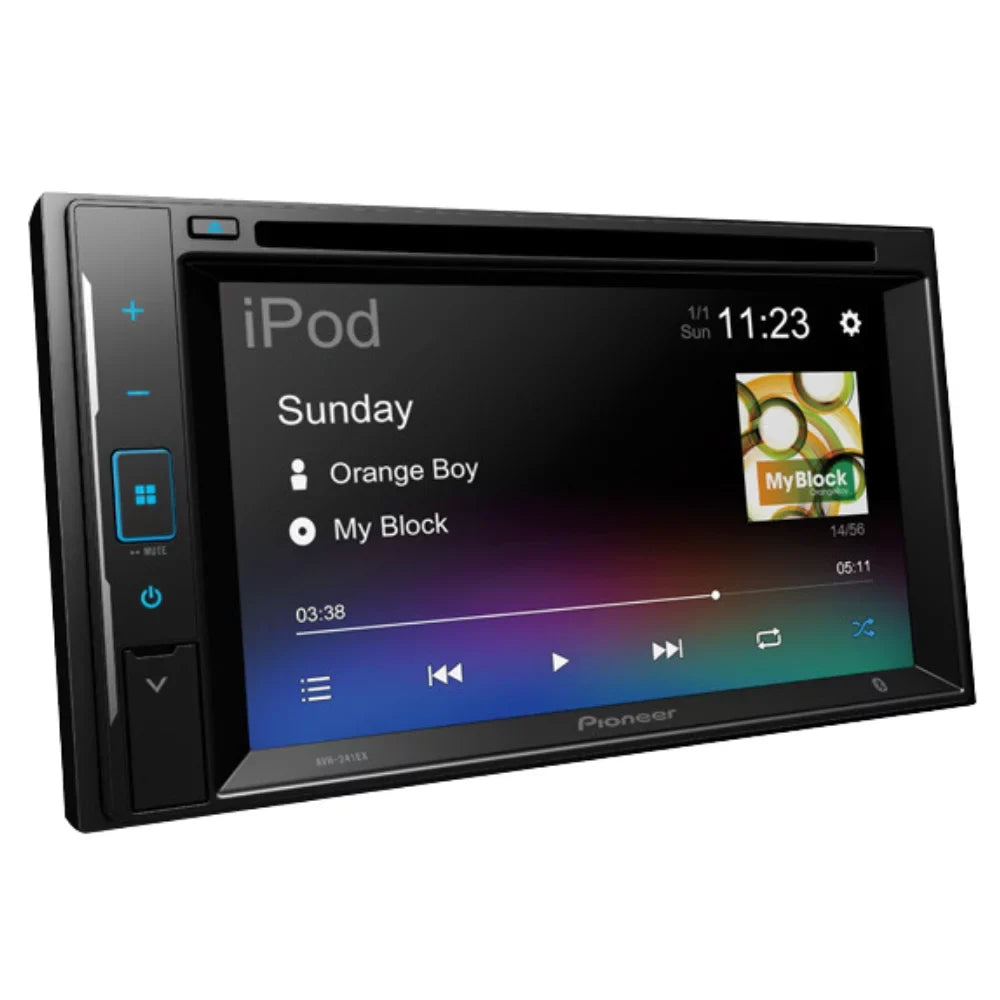 KIT4844 Bundle for 2003-2006 Chevrolet Avalanche W/ Pioneer AVH-241EX Double DIN Car Stereo with Bluetooth/Backup Camera/Installation Kit/in-Dash DVD/CD AM/FM 6.2" Touchscreen Digital Media Receiver