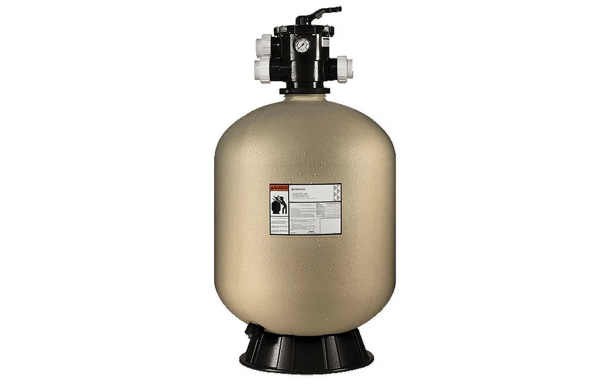 Pentair Sand Dollar EC-145322 Top Mount Sand Filter 22.5" Ecom 1.5" MPV Almond