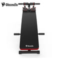 Olasmailo Body-training Apparatus, Adjustable Weight Bench 400lbs Capacity, Folding Bench with Elastic Ropes