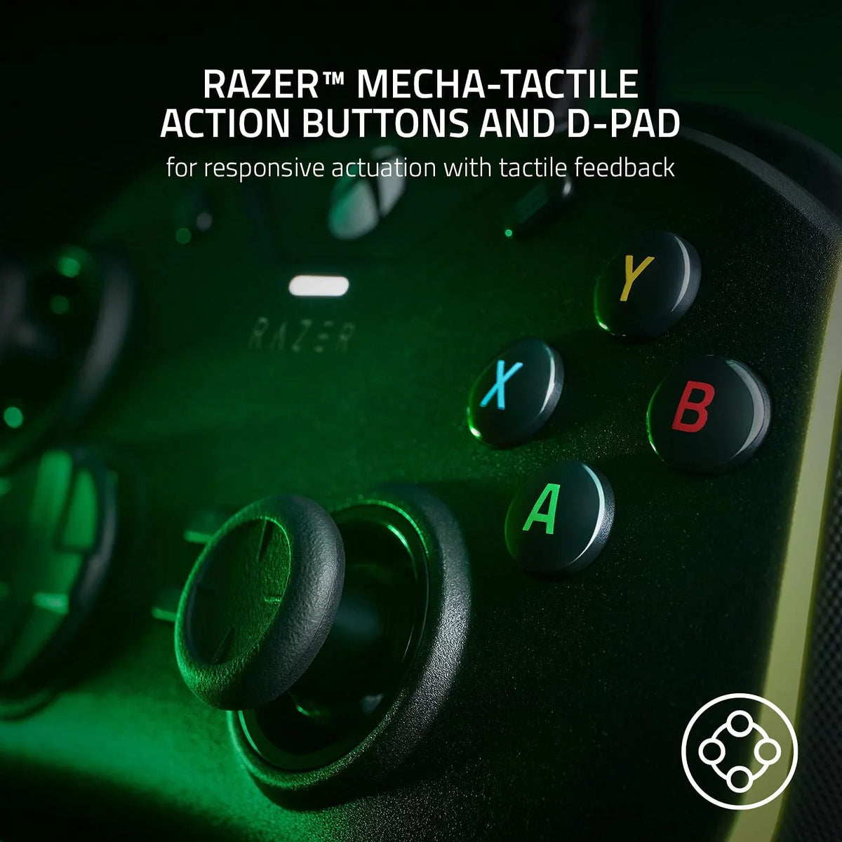 Razer - Wolverine V2 Wired Gaming Controller for Xbox Series X|S, Xbox One, PC with Remappable Front-Facing Buttons - Black With Cleaning Manual Kit Bolt Axtion Bundle Like New