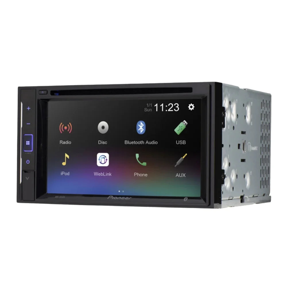 KIT4844 Bundle for 2003-2006 Chevrolet Avalanche W/ Pioneer AVH-241EX Double DIN Car Stereo with Bluetooth/Backup Camera/Installation Kit/in-Dash DVD/CD AM/FM 6.2" Touchscreen Digital Media Receiver