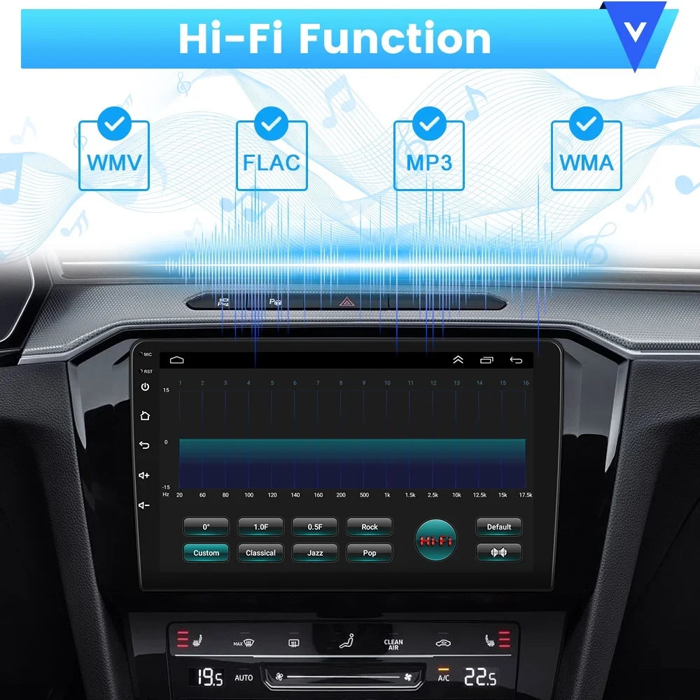 Podofo 2+64G Android 13 for Jeep Grand Cherokee 2008-2013 Wireless Carplay Android Auto Mirror Link 9'' Touchscreen Car Stereo Radio WIFI GPS FM Bluetooth Hifi USB, AHD Backup Camera