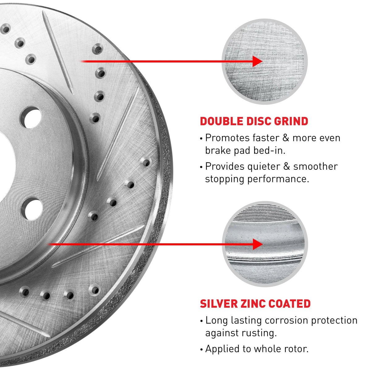 R1 Concepts Wgpn2 39002 R1 Concepts Brake Rotor D/S Silver Fits select: 2013-2014 CHRYSLER 200, 2008-2009 DODGE CALIBER SRT-4