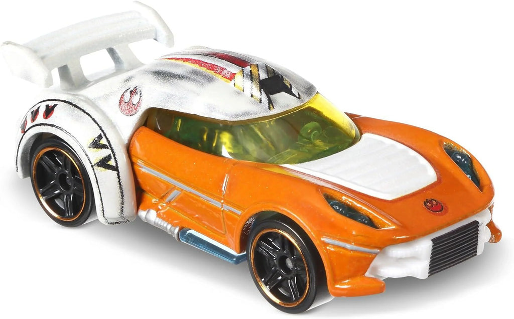 Hot Wheels Star Wars Rogue One Character Car, Luke Skywalker (X-Wing Gear)