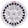 Pyle PLMRW8 8 Inch 400 Watt Peak 4 Ohm Water Resistant Marine Subwoofer, White