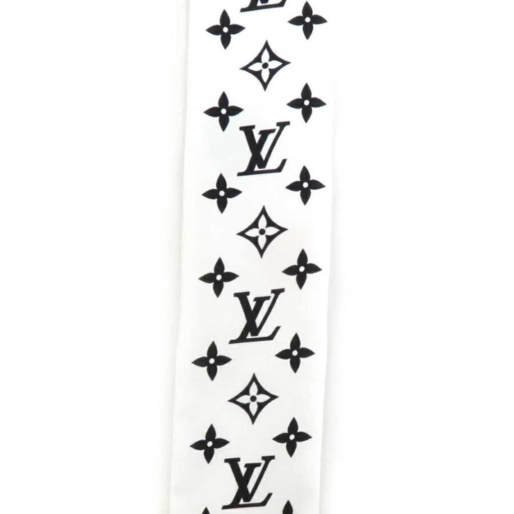 Pre-Owned LOUIS VUITTON Scarf Muffler LV x YK Painted Dot Bandeau BB Silk White Multicolor Women's M78284 (Good)