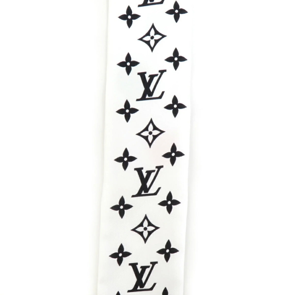 Pre-Owned LOUIS VUITTON Scarf Muffler LV x YK Painted Dot Bandeau BB Silk White Multicolor Women's M78284 (Good)