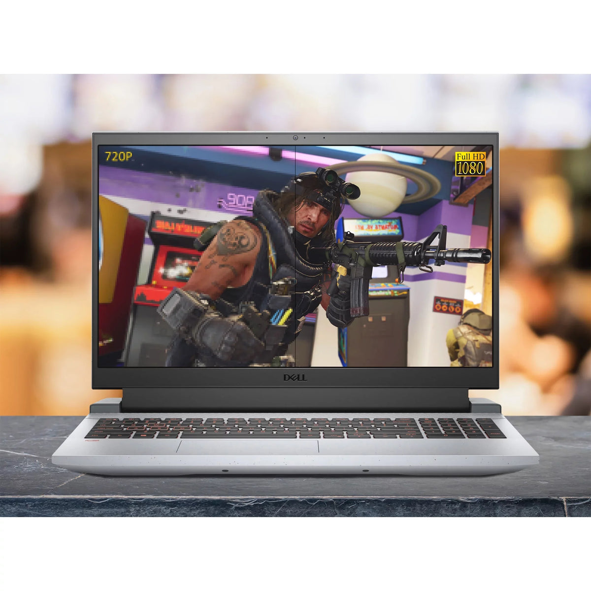 G15 15.6" FHD 120Hz Gaming Notebook, AMD Ryzen 7 5800H, NVIDIA GeForce RTX 3050 Ti, 8GB RAM, 512GB PCIe SSD, Phantom Grey, Windows 11 Home