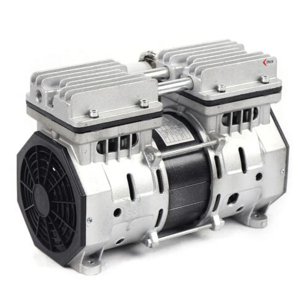 Oilless Vacuum Pump | Industrial Oil-Free Piston Vacuum Pump W/Filter BEST SELL