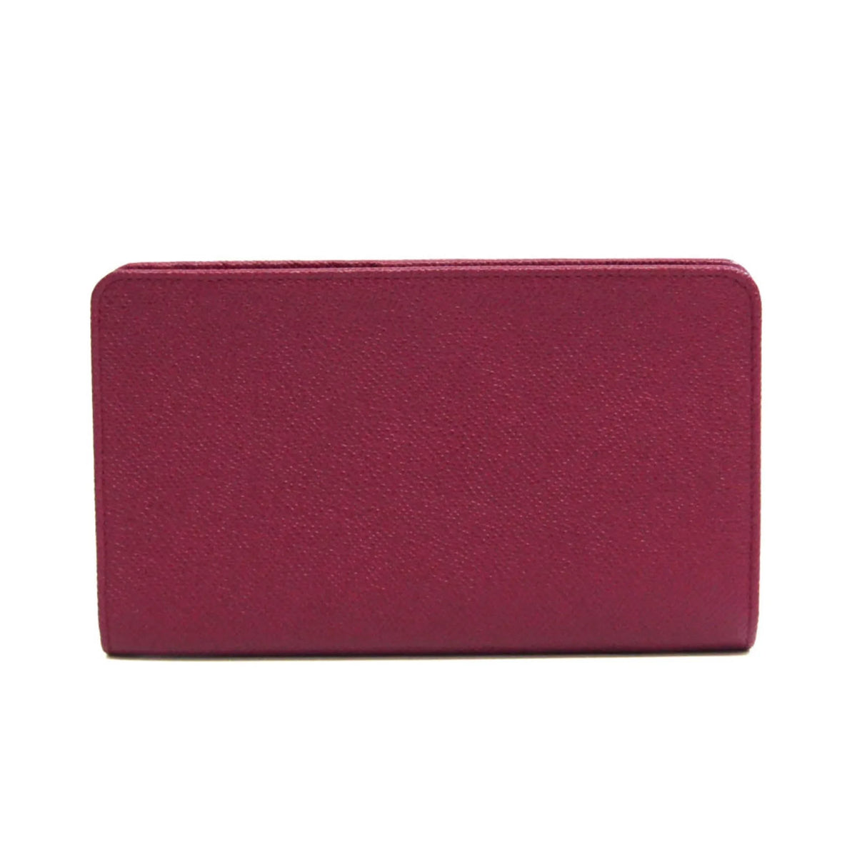 Pre-Owned Bvlgari Bvlgari Bvlgari 281715 Women's Leather Phone Wallet Purple,Red Color (Good)