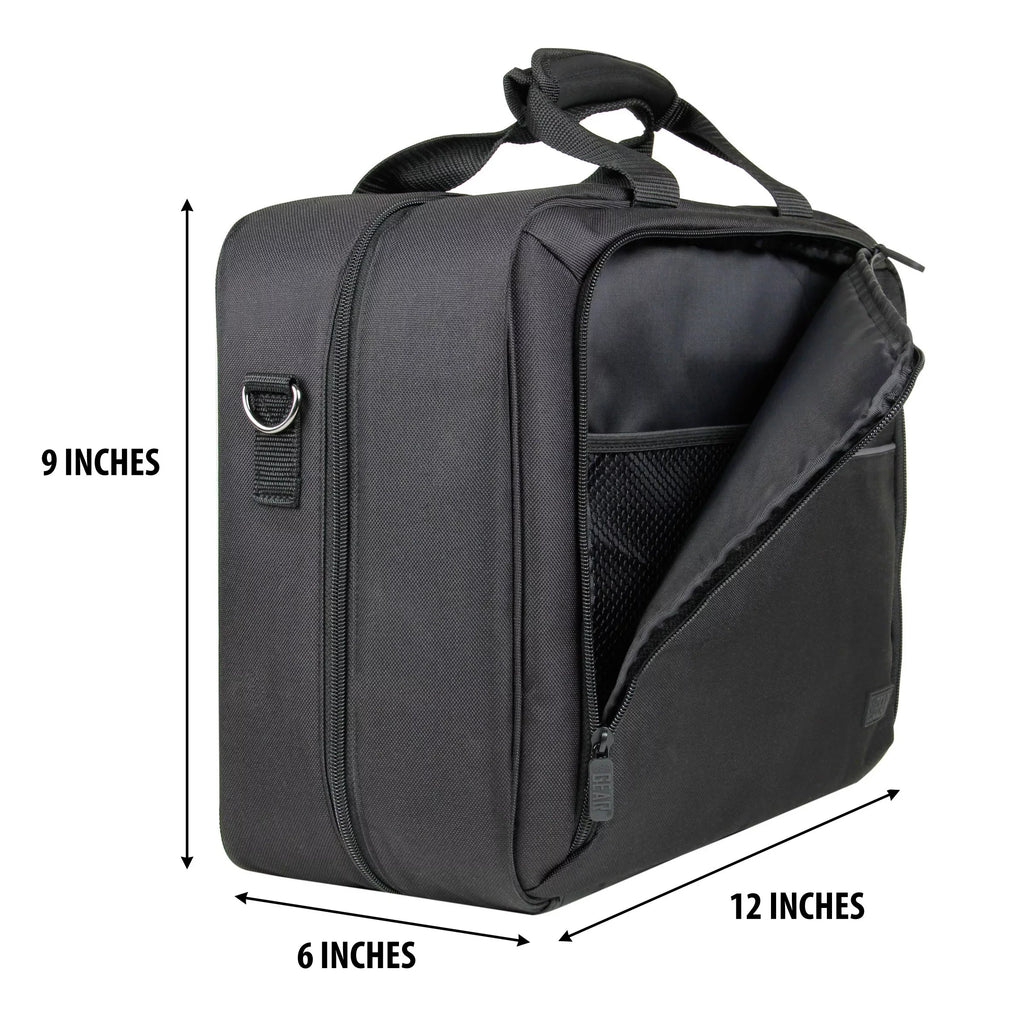 DJI Spark Drone Carrying Travel Case by USA Gear - Shoulder Strap, Dividers, Accessory Pockets