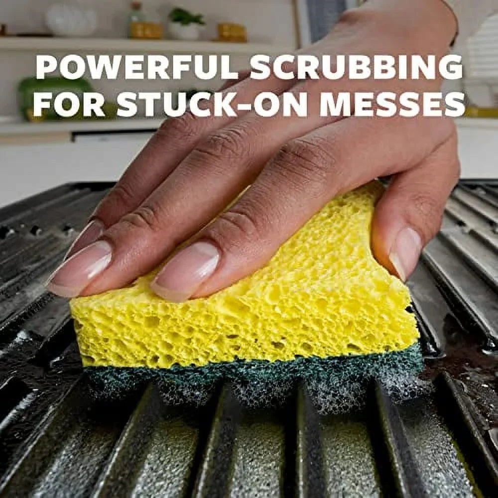 Scotch-Brite Heavy Duty Scrub Sponges, For Washing Dishes and Cleaning Kitchen, 24 Scrub Sponges