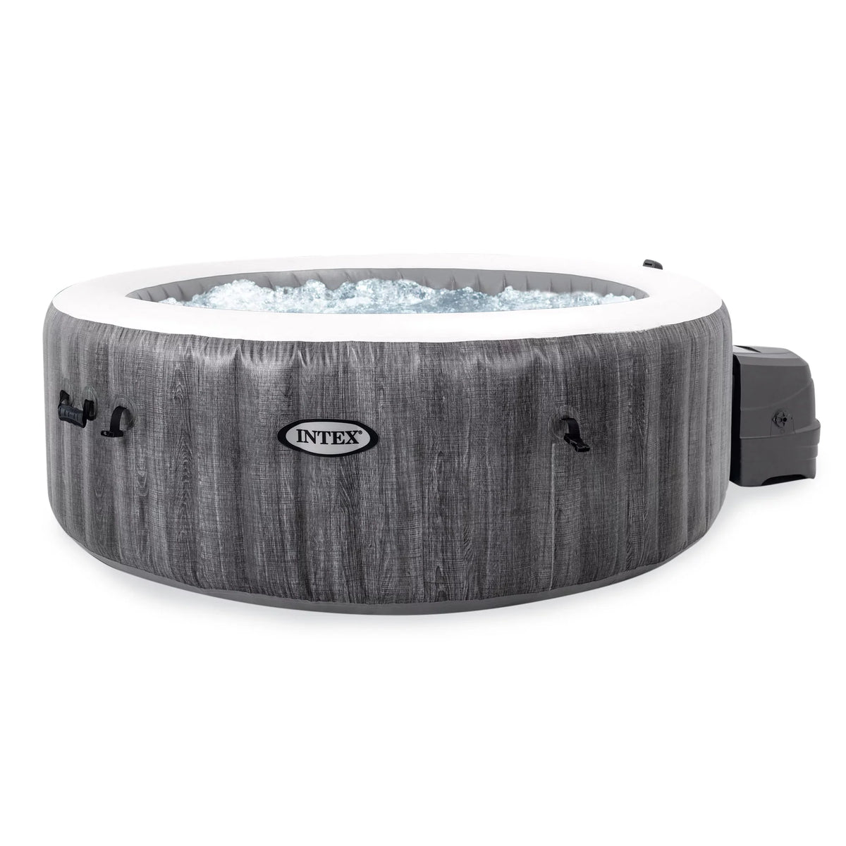 Intex PureSpa Plus Inflatable Hot Tub + Intex Tray Accessories (4 Pack)