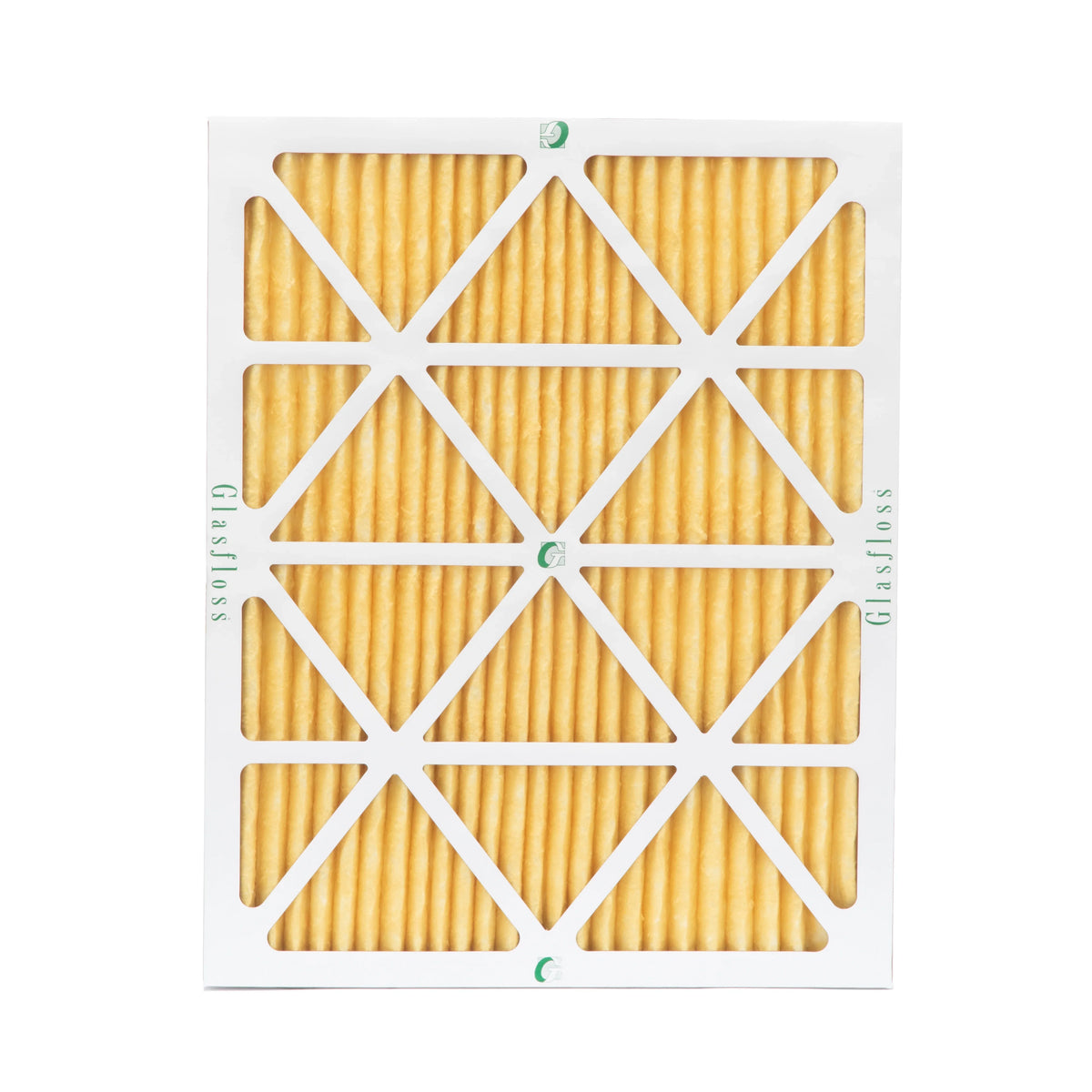 6 Pack of 18x24x1 MERV 11 Pleated Air Filters by Glasfloss. Actual Size: 17-1/2 x 23-1/2 x 7/8