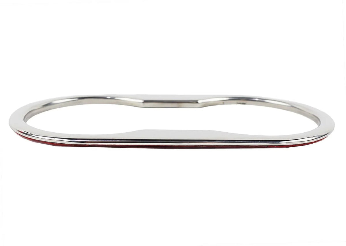 Kentrol 30002 Jeep Wrangler JK - 2007-10 Cup Holder Bezel Polished Stainless Steel