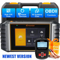 FOXWELL NT726 OBD2 Scanner Automotive All System Diagnostic Tool 12 Reset BMS Service Suspension ABS Bleeding Injector Coding Throttle Reset OBDII Code Reader Automotive Scanner, Gift: Battery Tester