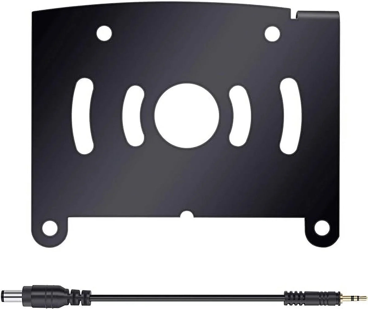 DoHonest D6 Backup Camera Bracket Adapter with a Power Adapter Compatible with Furrion Pre-Wired RV or Trailer with a FRCBRKT-BL