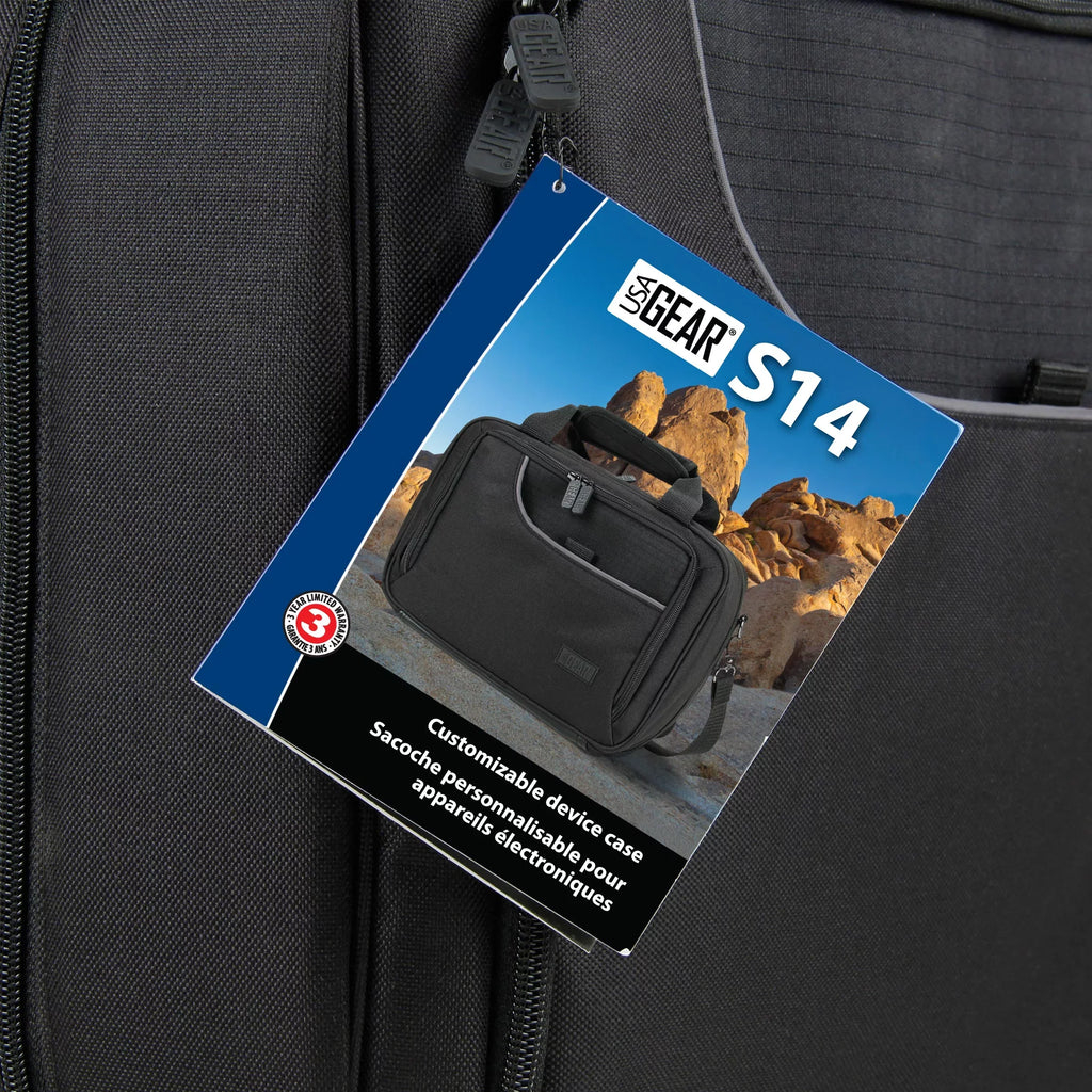 DJI Spark Drone Carrying Travel Case by USA Gear - Shoulder Strap, Dividers, Accessory Pockets