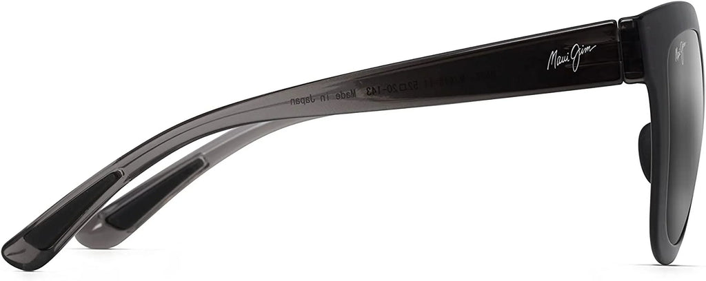 Maui Jim Women's Anuenue Polarized Classic Sunglasses, Translucent Grey/Neutral Grey, Medium