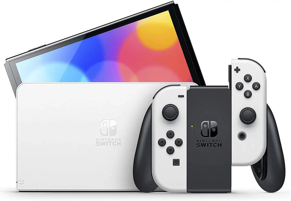 Nintendo Switch OLED White + Zelda Tears of the Kingdom Game