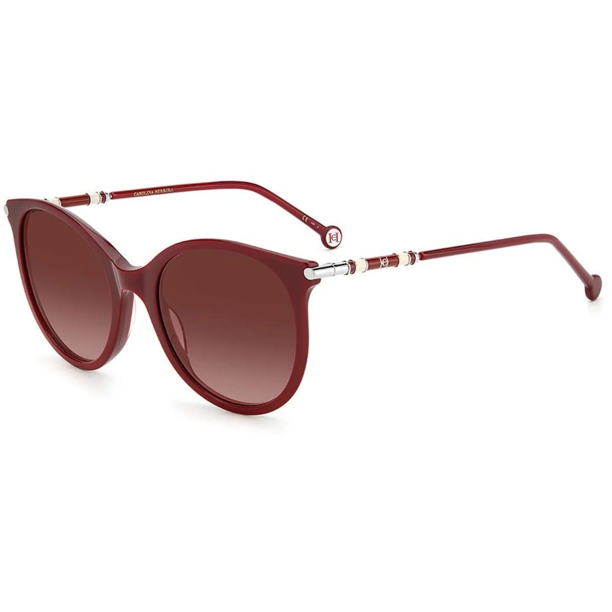 Carolina Herrera CH 0024/S 0LHF Women's Burgundy Frame Sunglasses