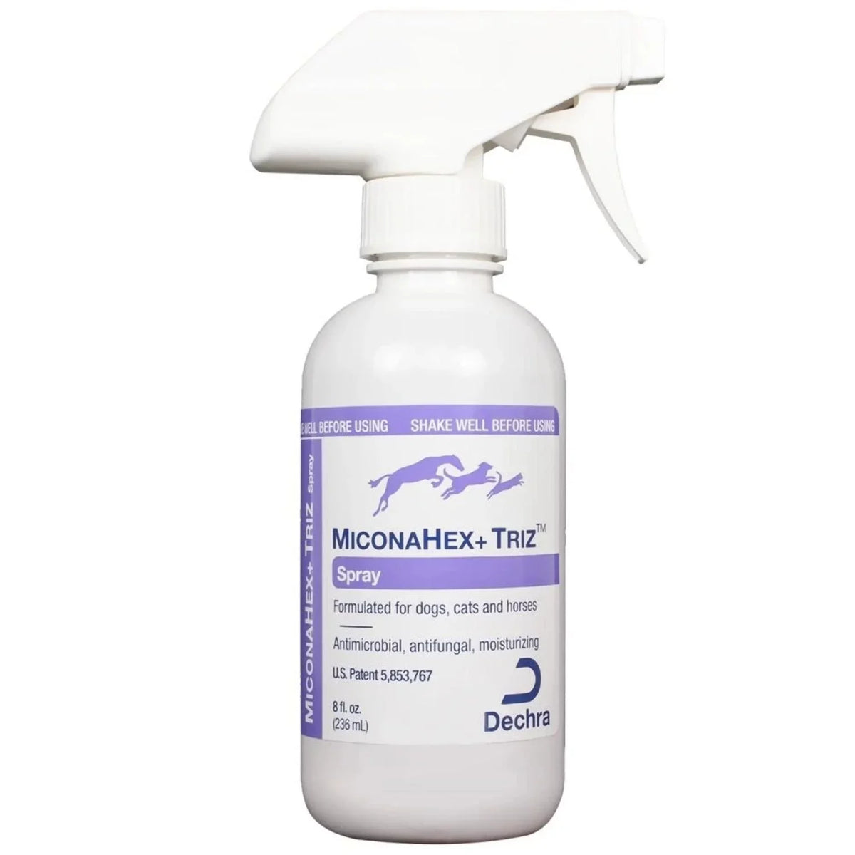 MiconaHex+Triz Spray Skin Infections In Dog Cat Horses 8 oz.