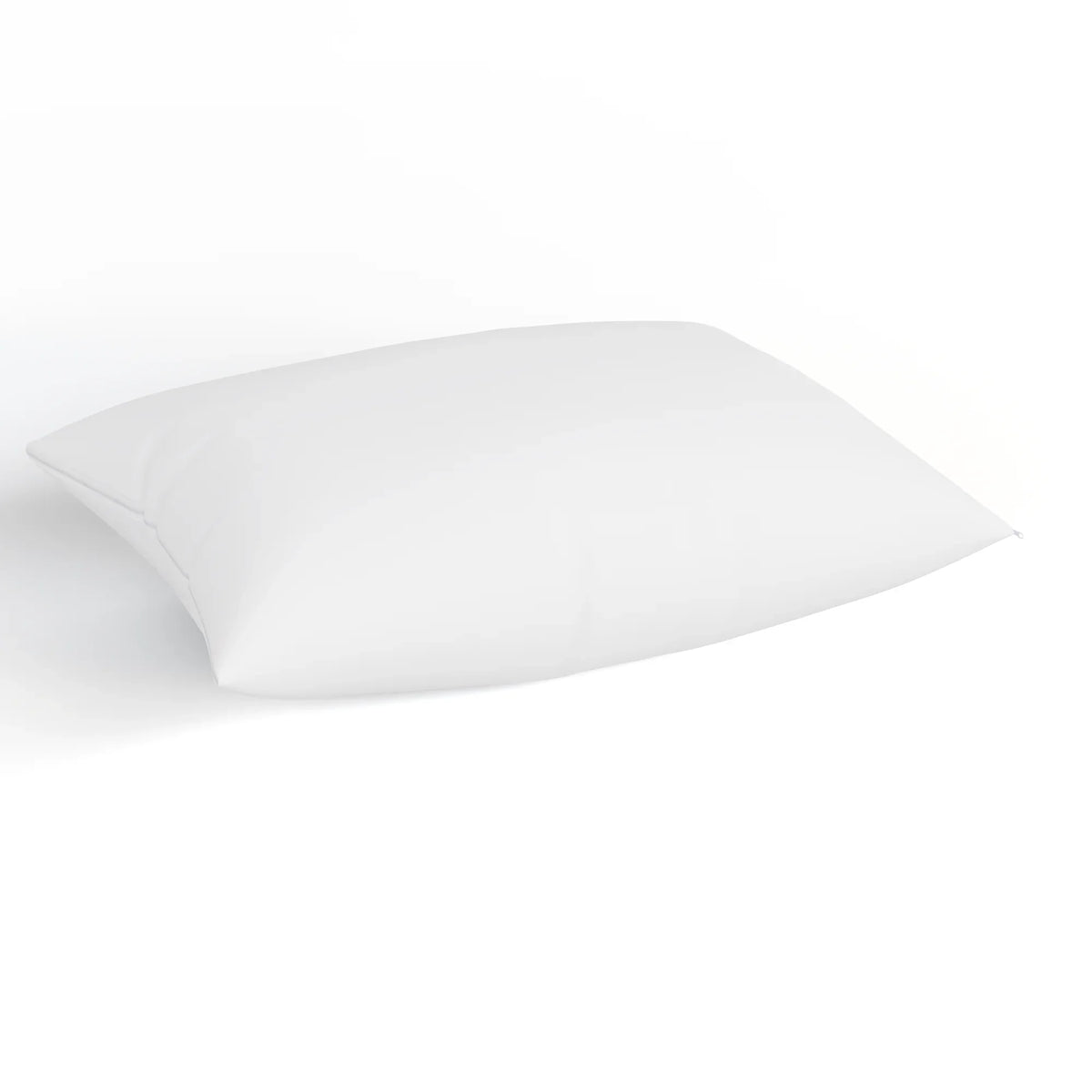 Poly-Cotton Zippered Pillow Cover - Standard Size Pillow Protector - Protects from Dirt, Dust, and Debris - 12 Pack