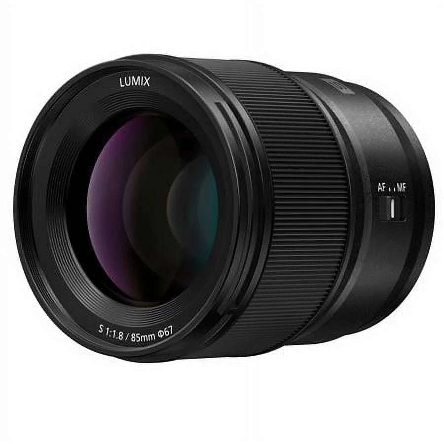 Lumix DC-S5 Mirrorless Camera with Lumix S 20-60mm f/3.5-5.6 and LUMIX S 85mm f/ 1.8 L-Mount Lens