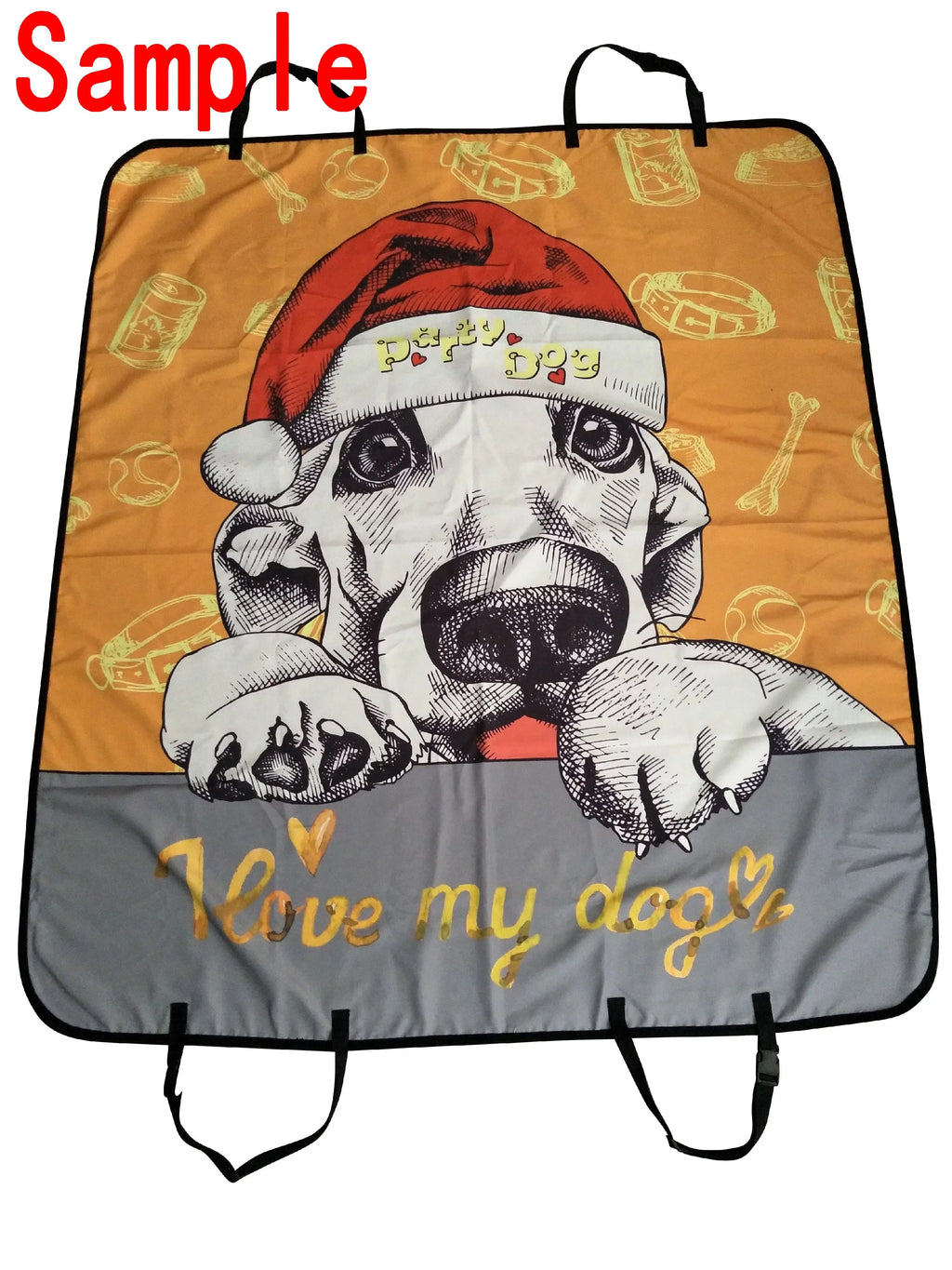 GCKG Cool Pirate Ship Pet Car Saddle Cover Dog Car Saddle Mat Hammock Cargo Mat Trunk Mat For Cars Trucks and SUV 54x60 inches