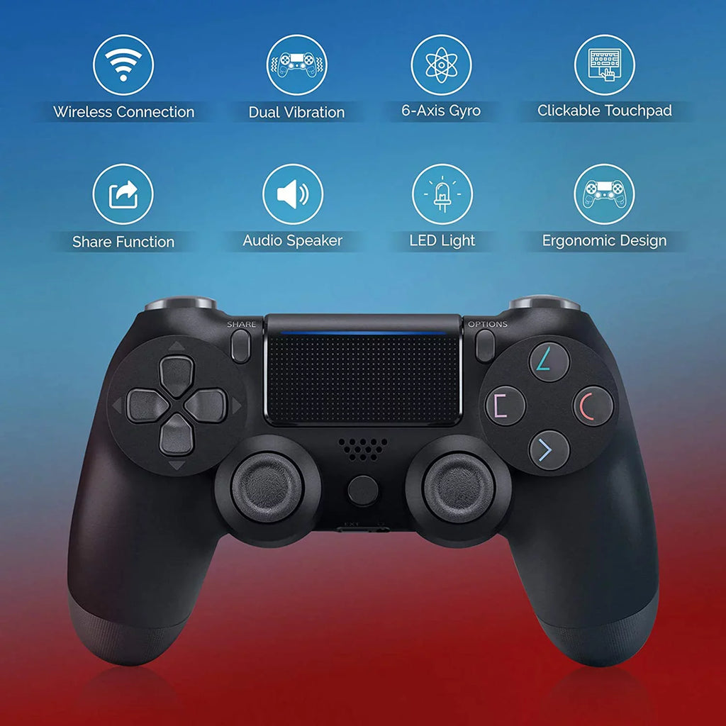 PRO Wireless GamePad Compatible with Samsung Galaxy A72 4G/5G/A32 5G/A52 5G Controller Plus 1;000 Battery/Built-In Speaker/Gyro/Remote BlueTooth Slim (Black)