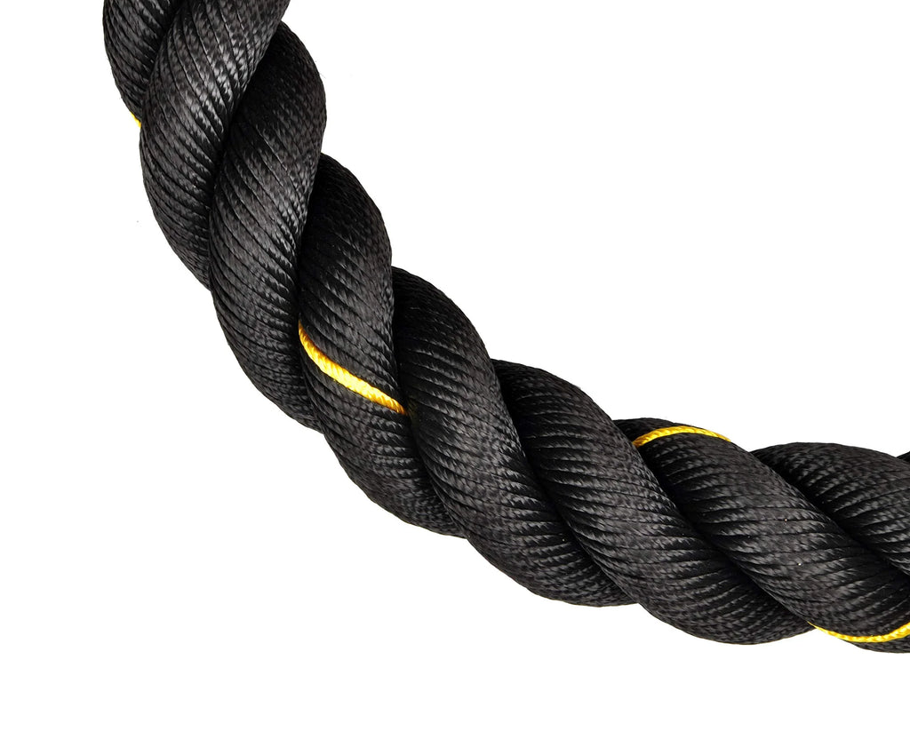 BalanceFrom Battle Rope 2 Inch Diameter Poly Dacron 40 FT Length, Heavy Ropes for Home Gym and Workout