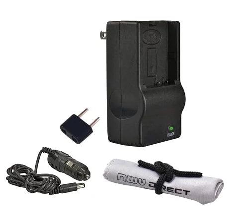 Panasonic Lumix DMC-ZS7 Off Camera 'Intelligent' Rapid Charger + Nwv Direct Microfiber Cleaning Cloth.