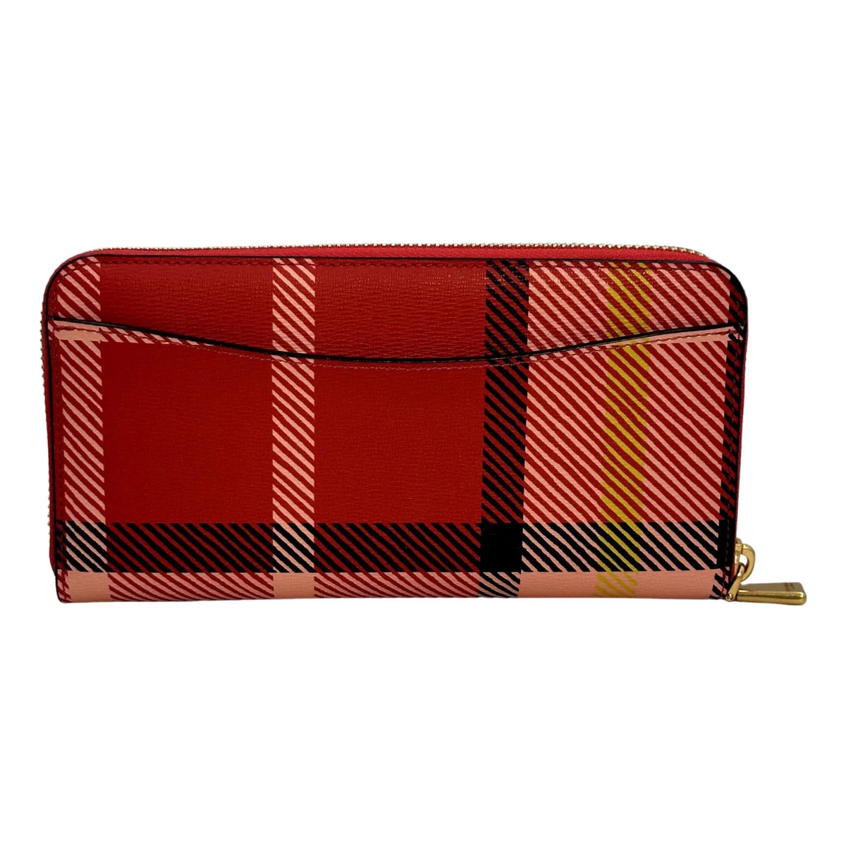 Kate Spade New York Morgan Museum Plaid Printed Zip Around Continental Wallet - Multicolor