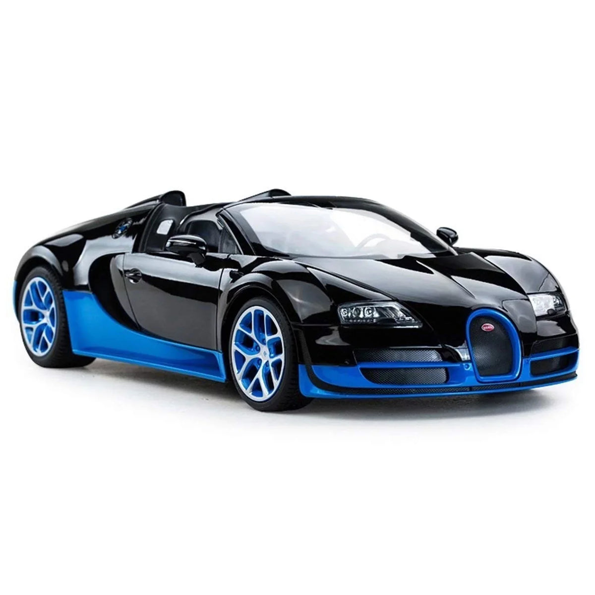 Rastar 1:14 RC Bugatti Veyron Grand Sport Vitesse Car Children Toys Displayable Model Gift (Black/Blue)