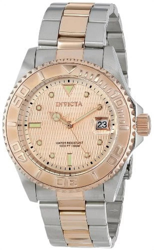Invicta Men's Pro Diver 14344 Analog Display Automatic Two Tone Swiss Watch for Adult