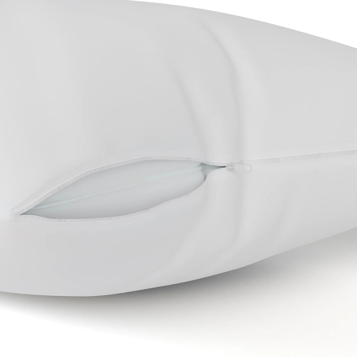 Poly-Cotton Zippered Pillow Cover - Standard Size Pillow Protector - Protects from Dirt, Dust, and Debris - 12 Pack