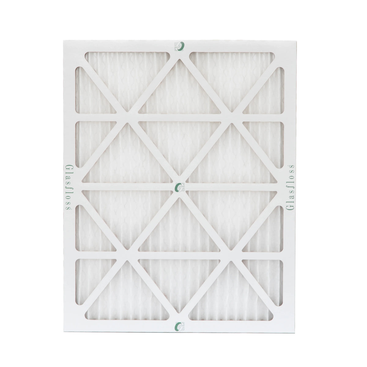 6 Pack of 18x20x1 MERV 13 Pleated Air Filters by Glasfloss. Actual Size: 17-1/2 x 19-1/2 x 7/8