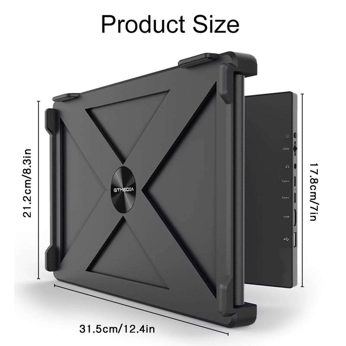 GTMEDIA GTMEDIA Mate X Dual Screen Monitor 11.6-inch Portable Monitor for Laptop, Full HD IPS 1080P Display