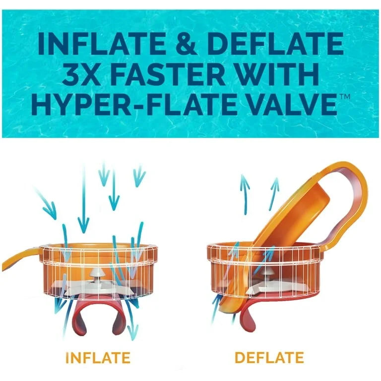 Float Recliner Inflatable Pool Lounge Chair with Backrest, Pool Float for Adults
