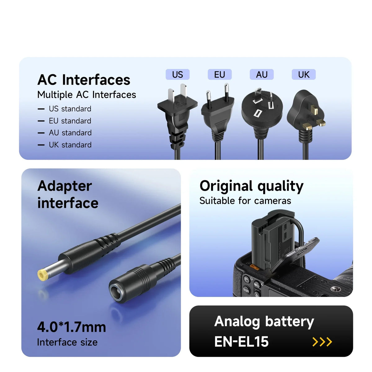 DR-110 DC Coupler NB-13L NB13L Dummy Battery + USB/AC Power Cable Adapter for Canon G7X Mark II G1X G7X MII G5X G9X SX720