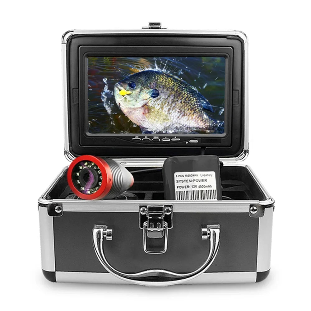 Erchang Underwater Fishing Camera Portable Fish Finder with 7 Inch for Boat Kayak Lake Sea Fishing Real Time , Uncover Underwater Secrets
