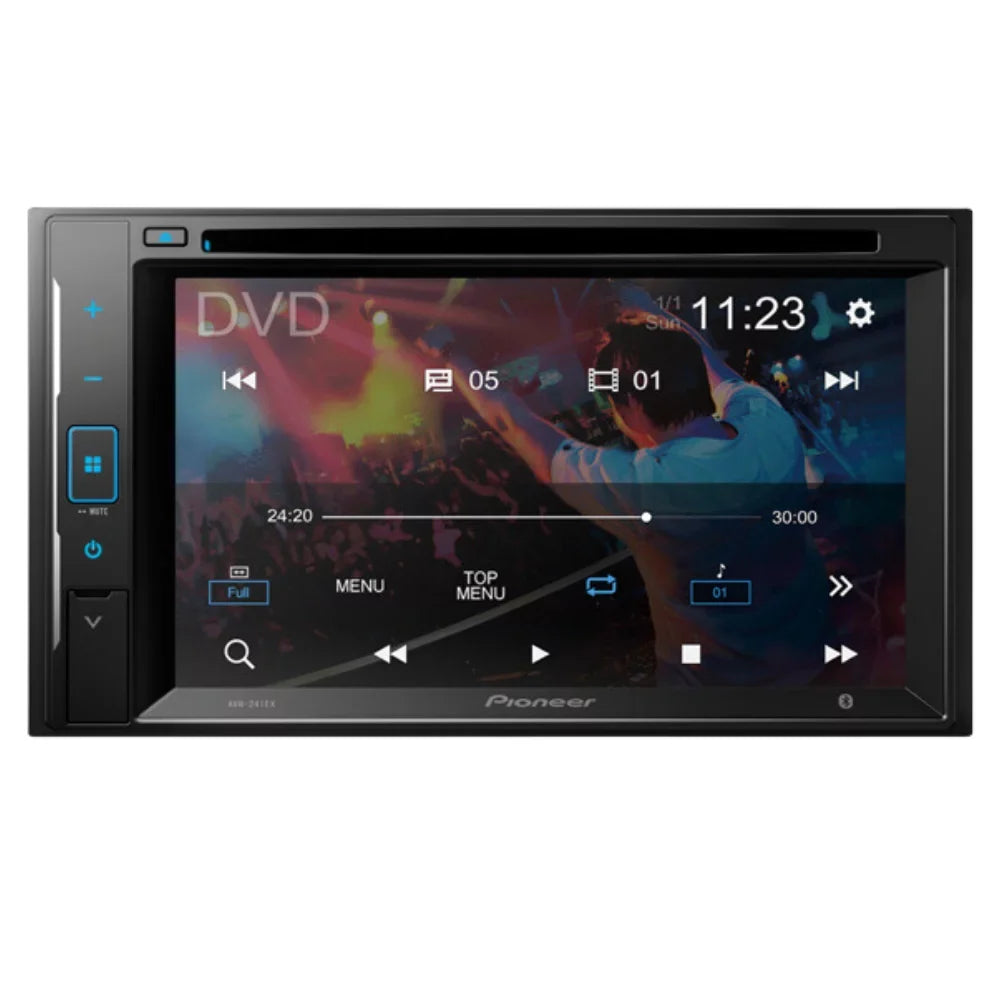 KIT605 Bundle with Pioneer Multimedia DVD Car Stereo and Installation Kit - for 2014-2016 Toyota Corolla W/Grey Dash / Touchscreen - Backup Camera, Double Din Mounting Kit
